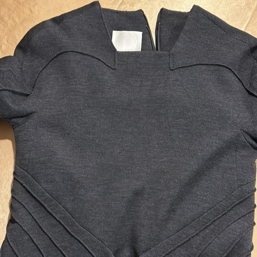 EUC RAPLH RUCCI CHADO GRAY DRESS 4 - Picture 7 of 12